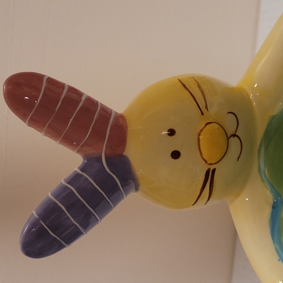 Cracker Barrel Bunny in Bloom Rabbit Candy Dish - Picture 4 of 16